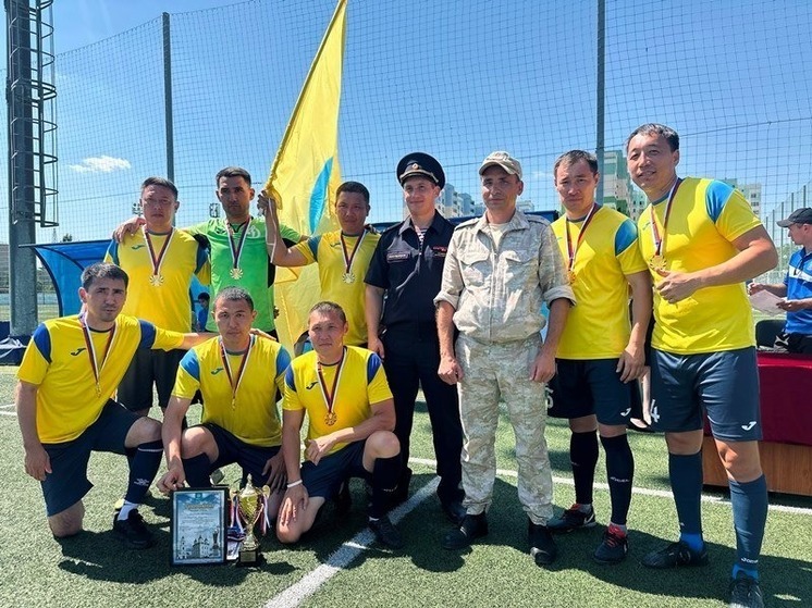 Калмыцкие росгвардейцы стали победителями чемпионата ЮФО по мини-футболу