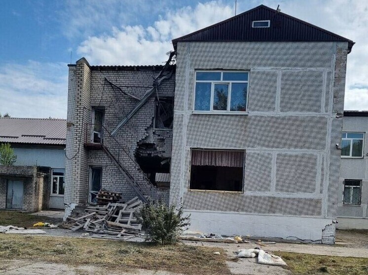 В Железногорском районе обломки упавшего БПЛА повредили детсад