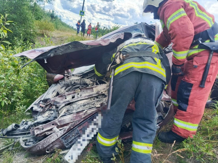 Два человека попали в больницу после аварии под Апатитами