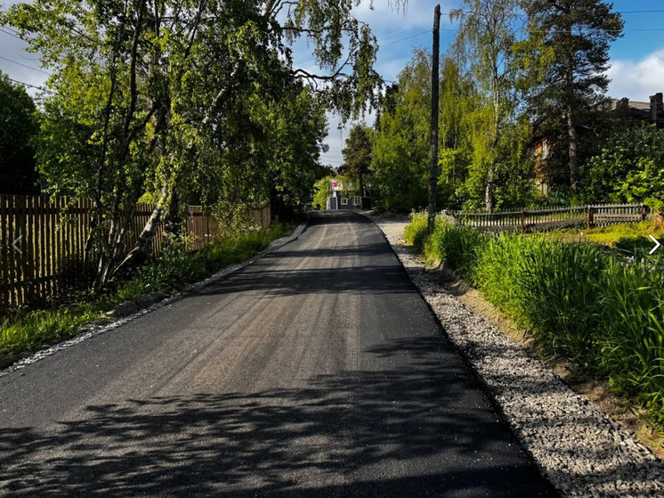В Терском районе обновили дорожное покрытие