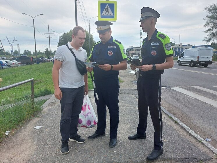 В Серпухове провели масштабную акцию по безопасности пешеходов