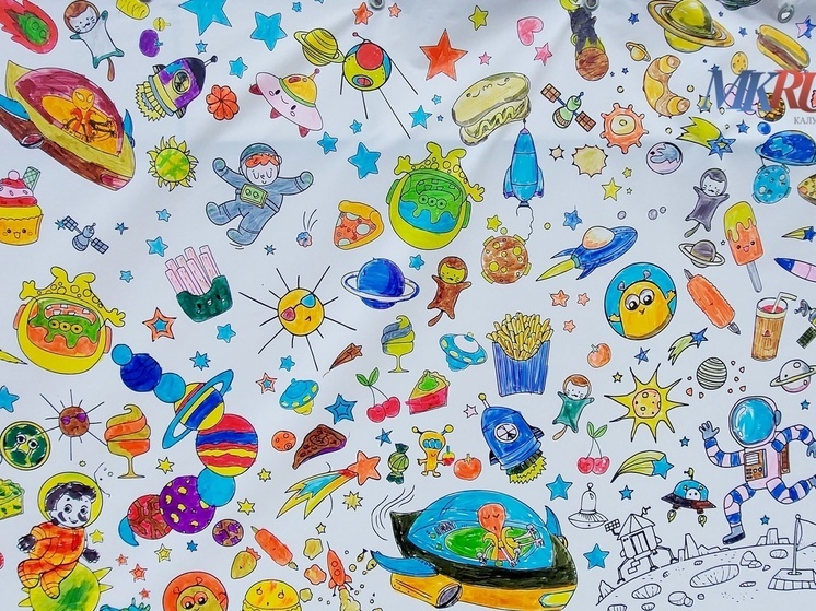 На набережной в Калуге ставят рекорд России