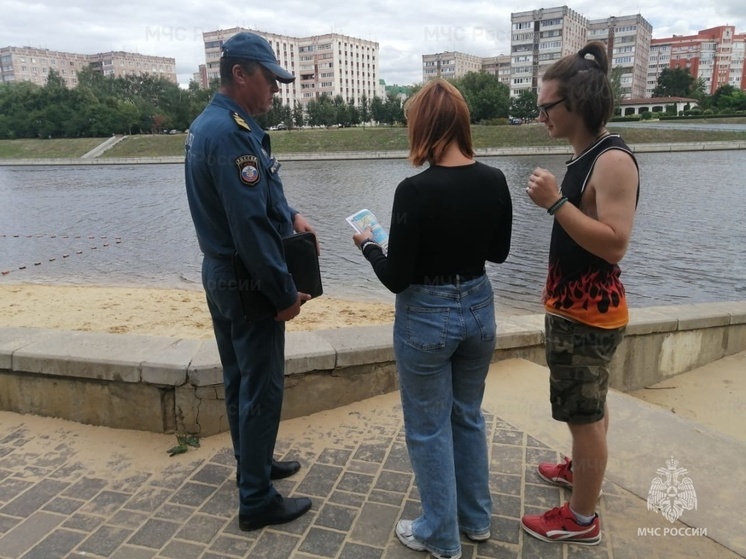 В Орловской области сотрудники МЧС проводят рейды у водоёмов