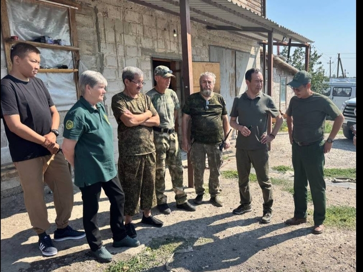 Айсен Николаев посетил опорный пункт Якутии на месте проведения СВО
