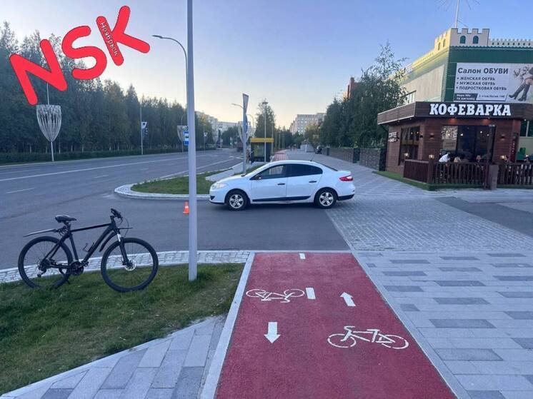 Иномарка сбила велосипедиста в Ноябрьске