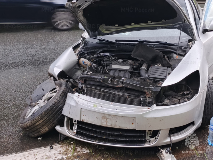 В ДТП с Skoda Octavia в Калуге пострадали несколько человек