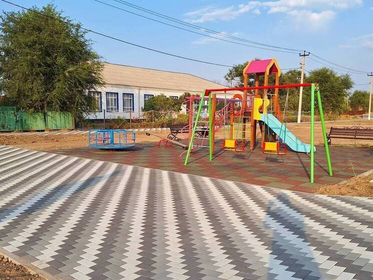 По инициативе жителей на Ставрополье благоустроили сельский парк