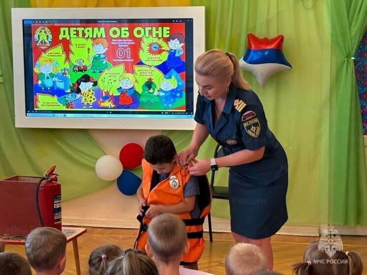 Инспекторы МЧС провели уроки безопасности в детских садах Ефремова