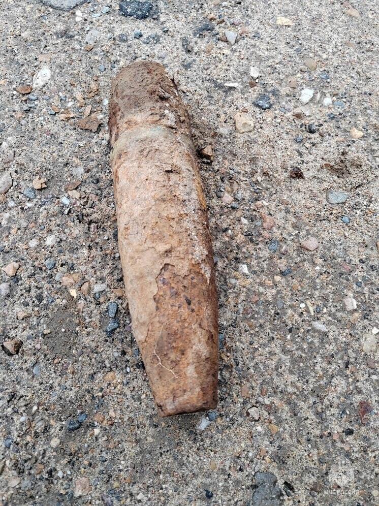 В Жуковском районе нашли боеприпас