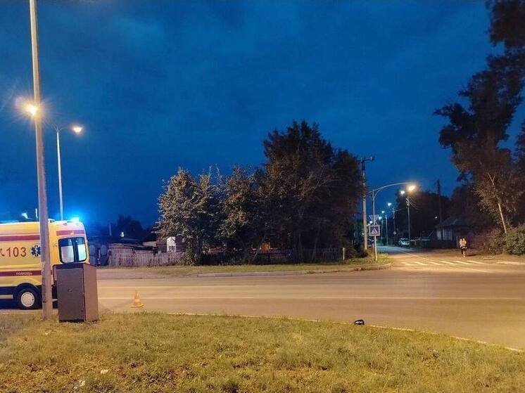 В Абакане водитель сбил пешехода, перестраиваясь в другой ряд