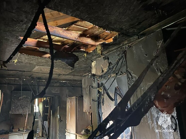  Пожар в жилом доме на улице Томпа в Туле потушен без пострадавших