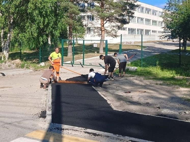 В Зеленоборском обновили почти 9 тысяч квадратных метров дорог