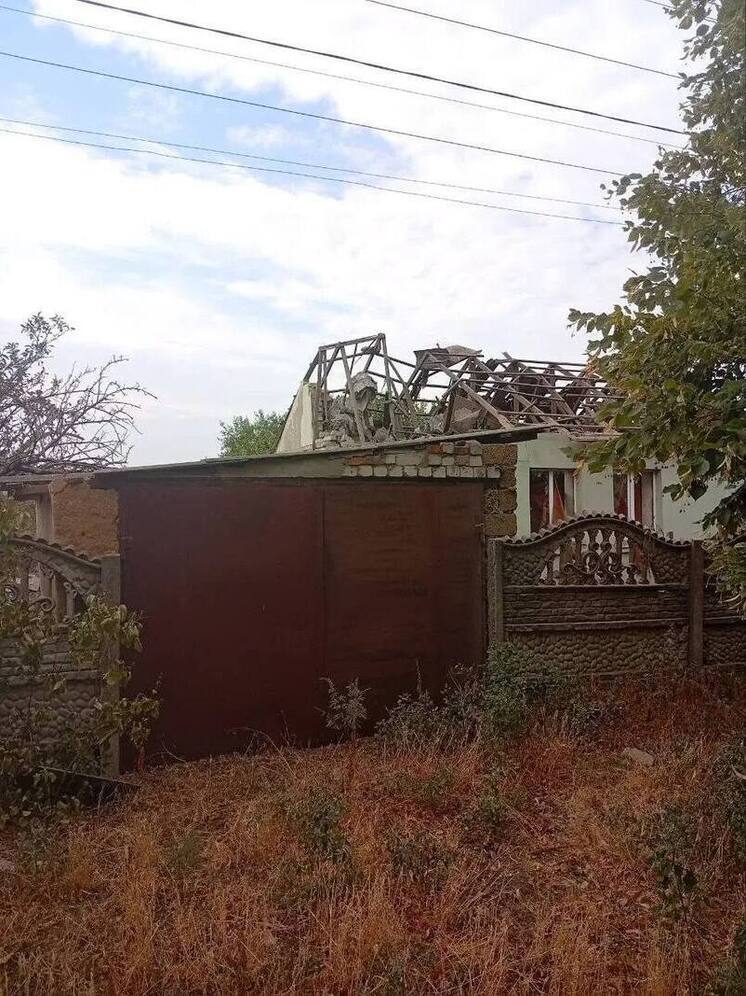 11 августа боевики ВСУ обстреляли село Райское Херсонской области