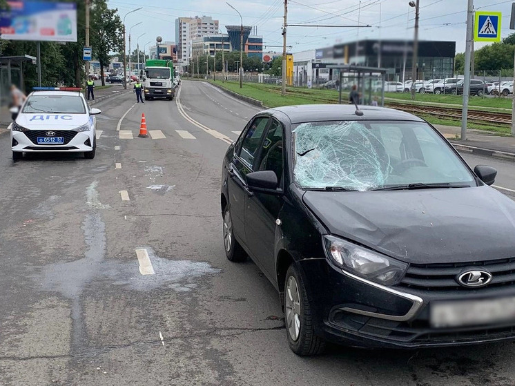 В Орле «Лада Гранта» сбила пожилого пешехода на Кромском шоссе