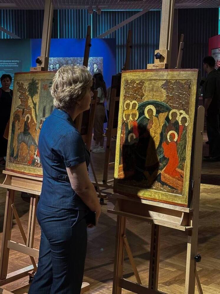 В Москве представили иконы XVI века из Псковского музея, вывезенные фашистами во время войны