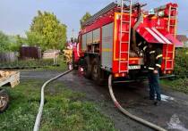 
В селе Новороманово Калманского района днем 11 августа произошел пожар на частном подворье. Огонь полностью уничтожил надворные постройки и серьезно повредил стены и крышу жилого дома. 
