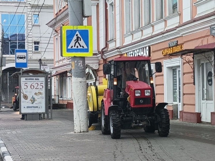 В уборке Тулы 12 августа задействуют 80 единиц техники