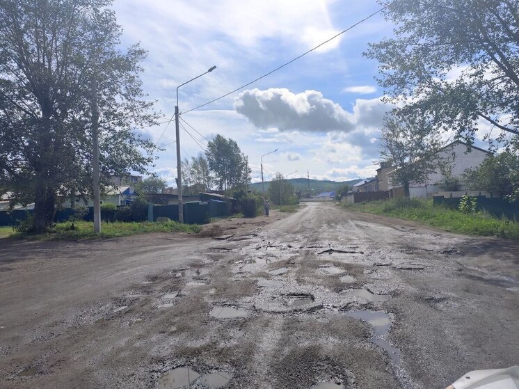 Размытую ливнями дорогу обещают восстановить в Кирпично-Заводской  в Чите