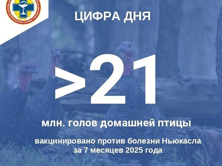 В Чувашии вакцинировали более 21 миллиона голов птицы от болезни Ньюкасла