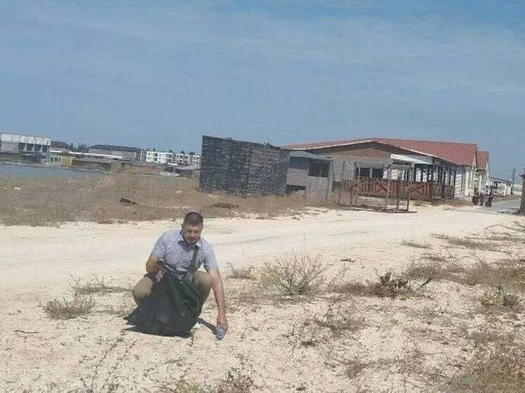 В Геническом округе навели порядок на участке побережья Азовского моря