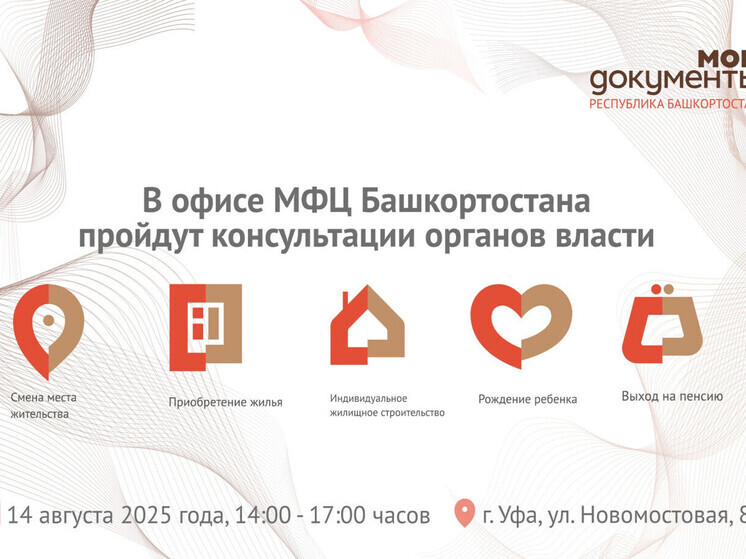 Органы власти Башкирии проведут консультации в офисе МФЦ