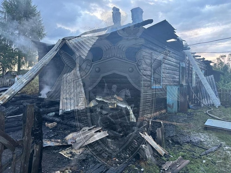 На пепелище в Межевском районе найдено тело погибшего человека