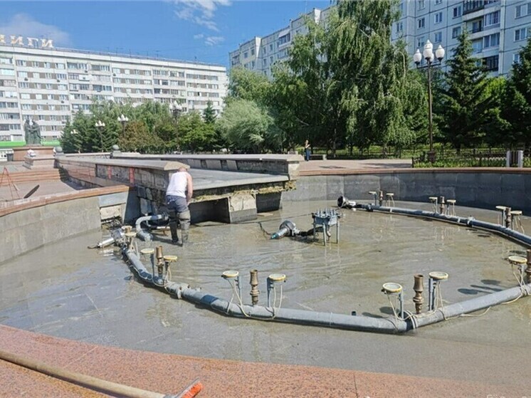 В Красноярске определен подрядчик для капитального ремонта фонтана "Металлург"