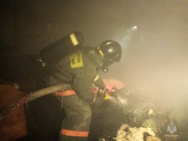 Один человек погиб и восемь спасены при пожаре в жилом доме в Бийске
