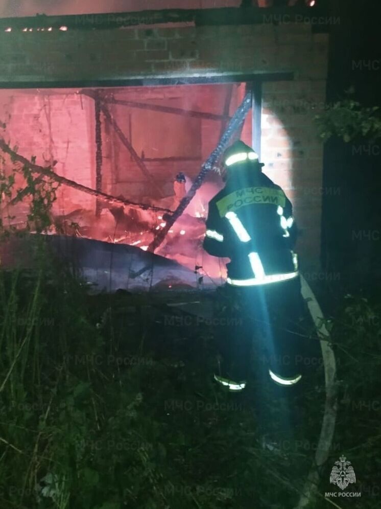 В Калужской области вспыхнул недострой