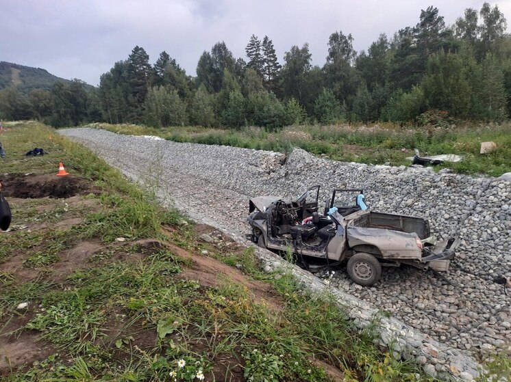 Семь человек попали в больницу после ДТП с переворотом на Алтае