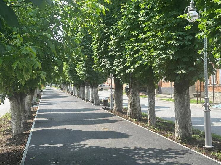 В Алагире благоустраивают общественные пространства