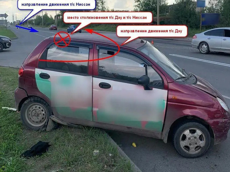 Костромские ДТП: «Дэу» против «Ниссана»