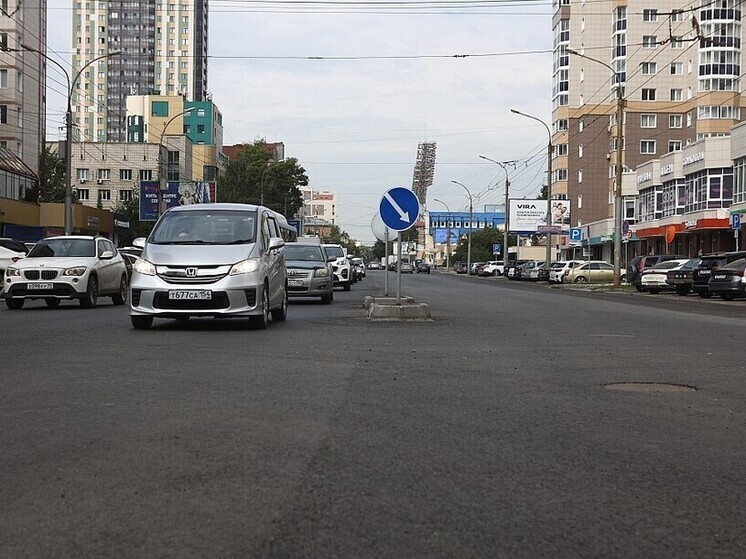 Масштабный ремонт дороги на улице Фрунзе в Новосибирске планируют завершить до конца августа