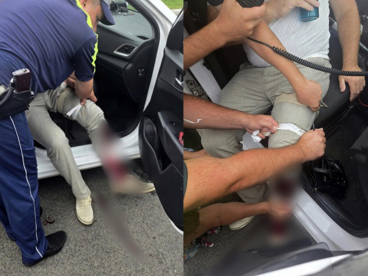 В Орле сотрудники ГАИ помогли раненому мужчине оставить кровь