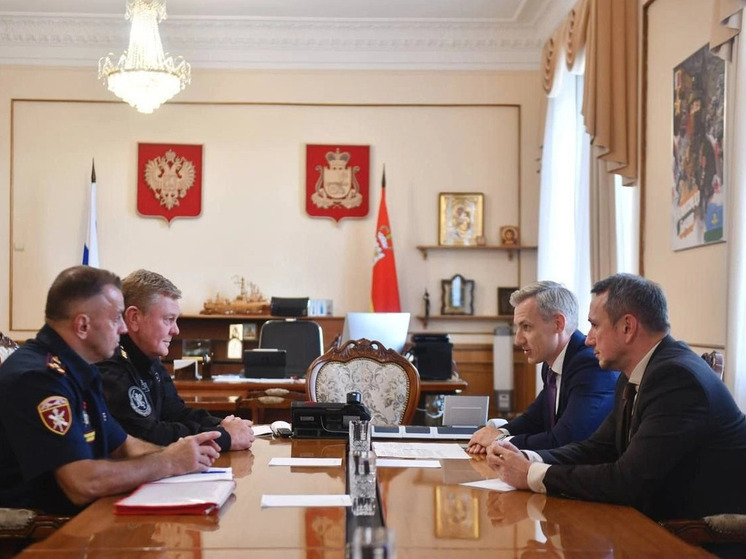 Губернатор области обсудил сотрудничество с Росгвардией