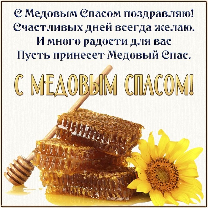 Во Владимирской области начинается пост: открытки и поздравления на Медовый спас