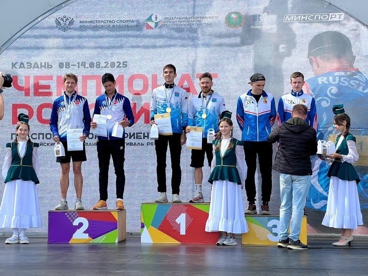 Комплект медалей везут ленинградцы с чемпионата по спортивному ориентированию