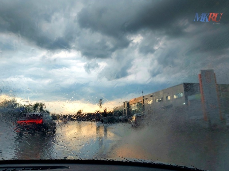 На Калугу движется ливень