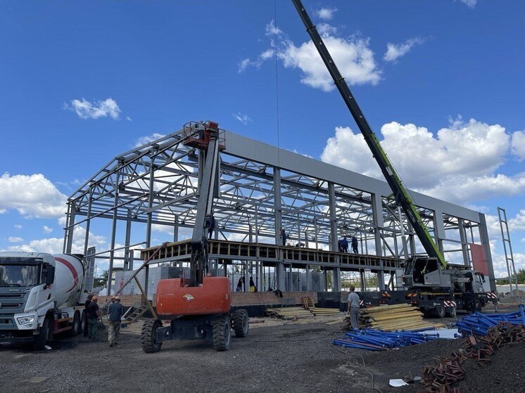 В Северодонецке продолжается строительство новой современной котельной имени 80-летия Победы