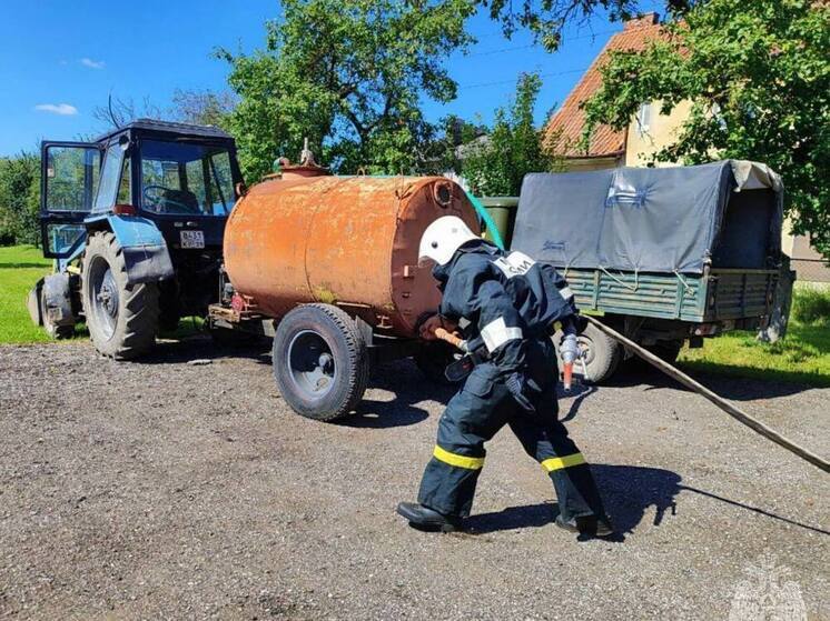 В Нестерове добровольцы-пожарные состязались за звание лучшей команды