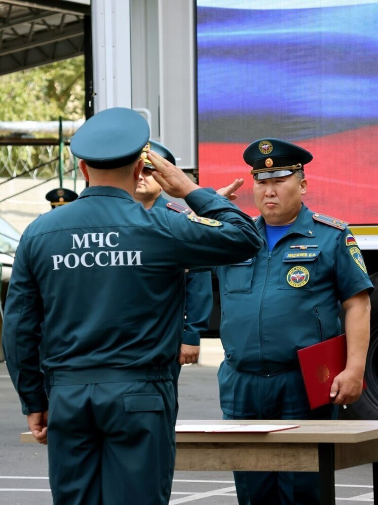 В Запорожской области новобранцы МЧС России торжественно приняли присягу