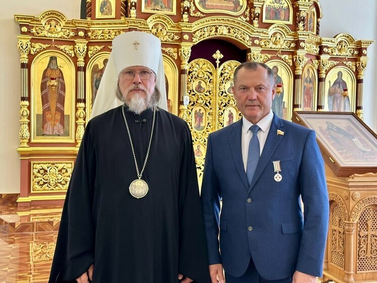 Сенатор Мурог награждён медалью Благоверного князя Романа Рязанского II степени