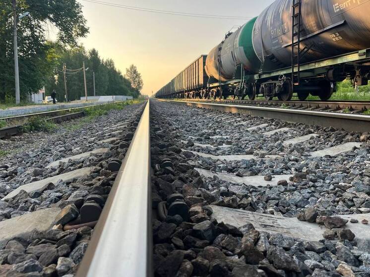  В Хакасии грузовой поезд сбил мотоциклиста, выскочившего на ж/д пути