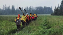 В Якутии огнеборцы борются с двумя лесными пожарами