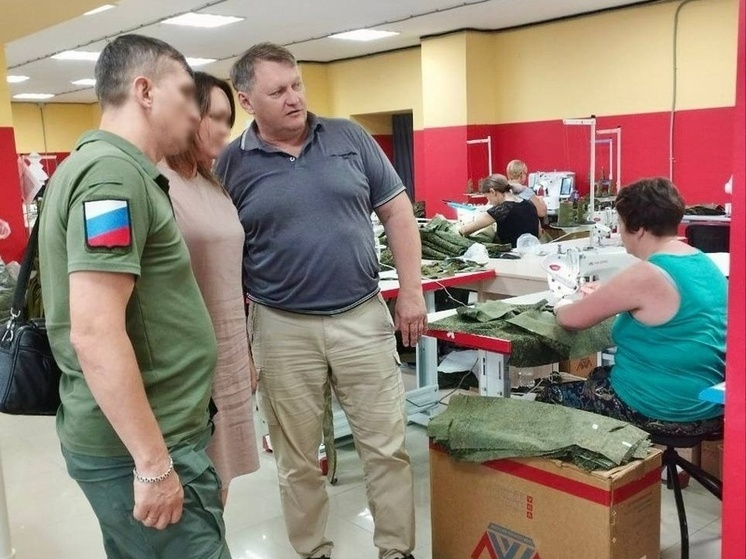 В ИК-1 Запорожской области стартует швейное производство для нужд участников СВО