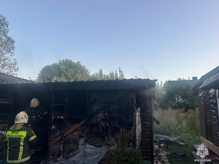 В Туле пожарные ликвидировали возгорание в жилом доме на улице Либкнехта