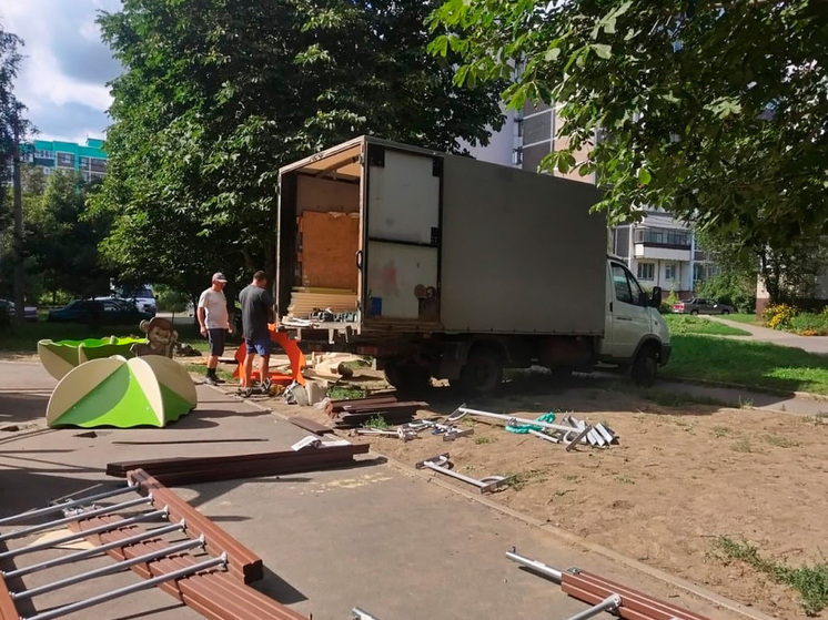 В Курске появится современная детская площадка