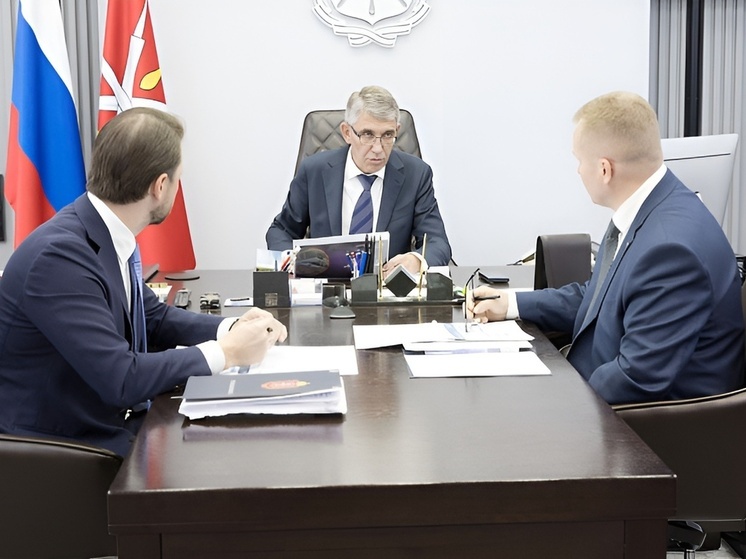 Дмитрий Миляев провел рабочую встречу с руководителем Корпорации развития Тульской области Сергеем Кирюхиным
