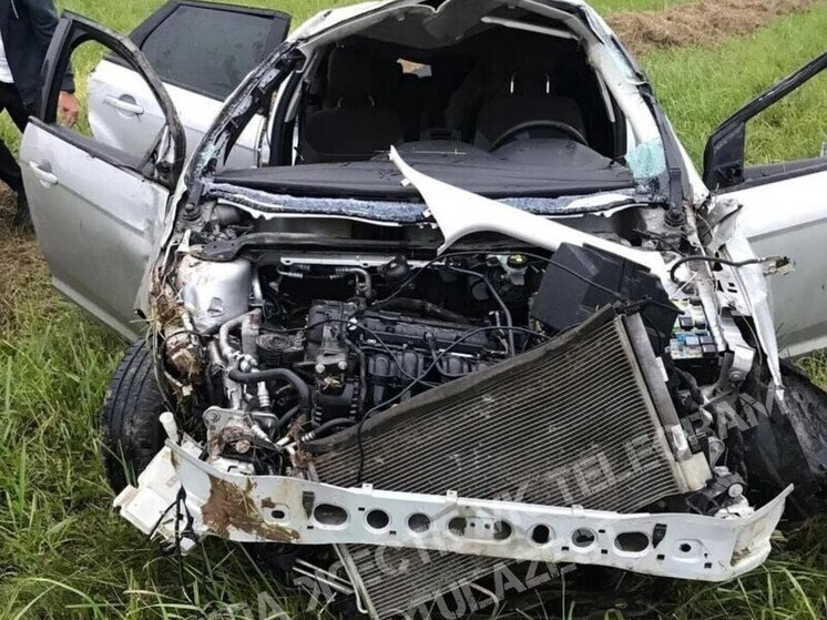 В Дубенском районе Ford на скорости слетел в кювет
