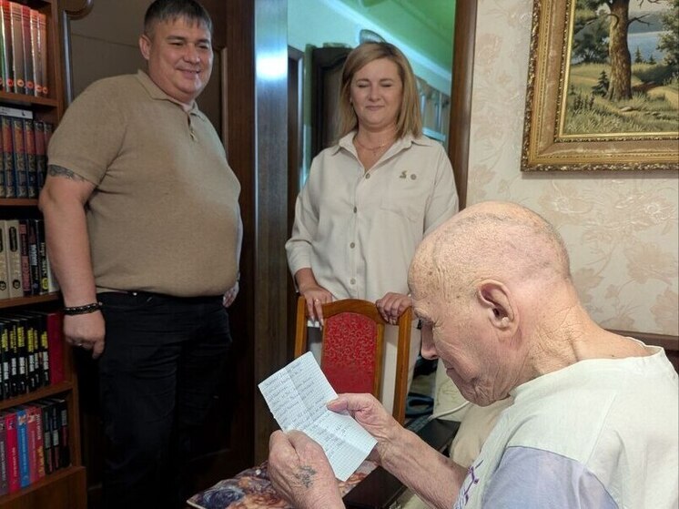 101-летний ветеран ВОВ из Ессентуков переписывается с бойцами СВО